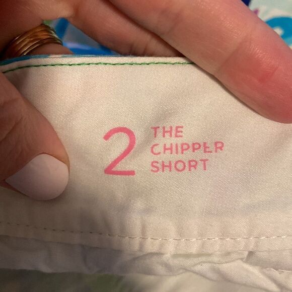 Lilly Pulitzer Multicolor Sea Soire The Chipper Bermuda Shorts Size 2 - Picture 7 of 8